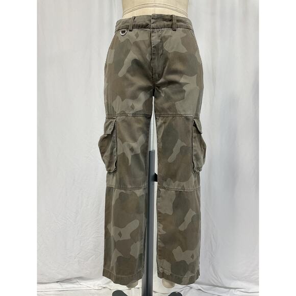 Pistola Denim 'Addie' Green Cotton Pants Size 26 - Picture 2 of 5